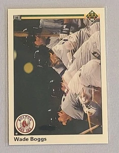 1990 Upper Deck #555 Wade Boggs HOF Boston Red Sox  - Picture 1 of 3