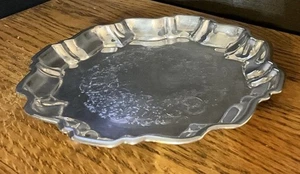 Vintage Wallace 1525 versilberte Fußschale, 6 Zoll - Bild 1 von 6