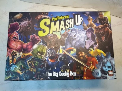 Smash Up Card Game - Big Geeky Box with Base Game and 14 Expansions HUGE SET - Image 1 of 4