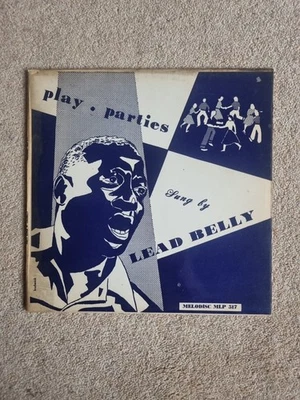 Leadbelly - Play Parties Sung By Leadbelly Vinyl 10" LP Melodisc UK - Image 1 of 4