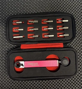 Prestacycle Torqratchet Kit w/12 Bits with Zipper Case (Zipper damaged) - Picture 1 of 8