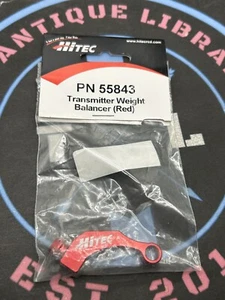 HiTec. 55843 Transmitter Weight Balancer (RED) - Picture 1 of 1