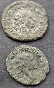 Roman bronze coins. Lot of 2 coins - Picture 1 of 6
