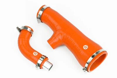 Manguera turbo de admisión de silicona Stoney para Ford Focus MK2 1.6 TDCI C-Max 03-07 naranja - Imagen 1 de 4