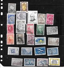 ARGENTINA 30 DIFFERENT USED PICTORIALS STAMP LOT COLLECTION PACKET W OLD  