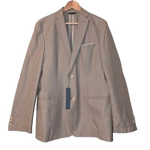 Perry Ellis Slim Fit Tan Blazer Sports Coat 40 Regular Business Casual - Picture 1 of 10