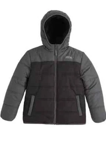 NEW Eddie Bauer Kids Reversible Plush Hoodie Jacket Size XS 5/6 New With Tags - Picture 1 of 6