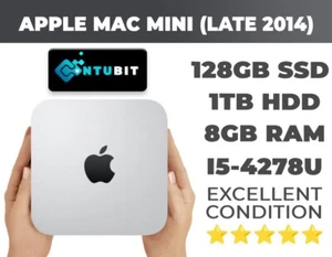 Apple Mac mini 2014 | i5 4278U | 128GB SSD + 1TB HDD | 8GB RAM | TOP ZUSTAND... - Bild 1 von 4