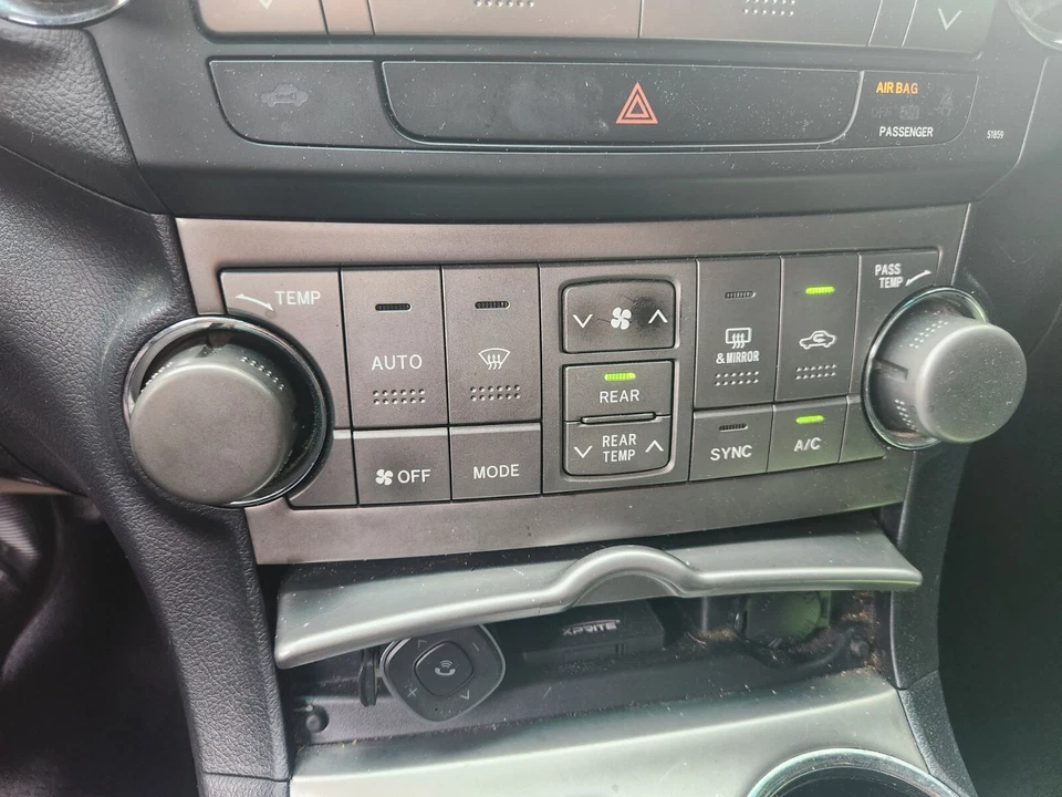 Toyota Highlander 2008-2013 peças usadas unidade de controle principal AC fabricante de equipamento original  - Imagem 1 de 1