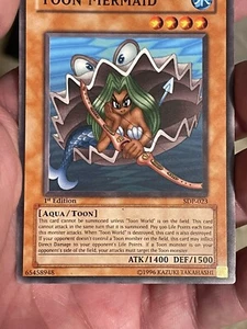 Yu-Gi-Oh! TCG Toon Mermaid Starter Deck Pegasus SDP-023 1st Edition Common - Picture 1 of 3