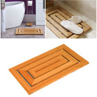 Bamboo Bath Mat Wooden Duck Board Non-slip Rectangular Shower Bath Mat