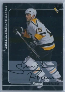 2015-16 ITG Final Vault 2001 serie firma tarjeta autografiada Roman Simicek - Imagen 1 de 2