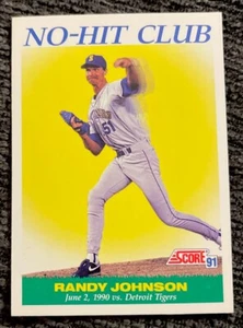 1991 Score #700 Randy Johnson Seattle Mariners HOF - Picture 1 of 2
