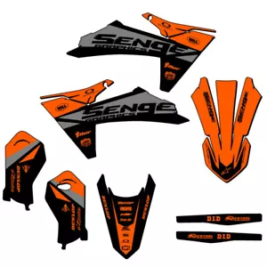 Kit de gráficos Senge naranja binario 2024-2025 SX 50 compatible con KTM - Imagen 1 de 10