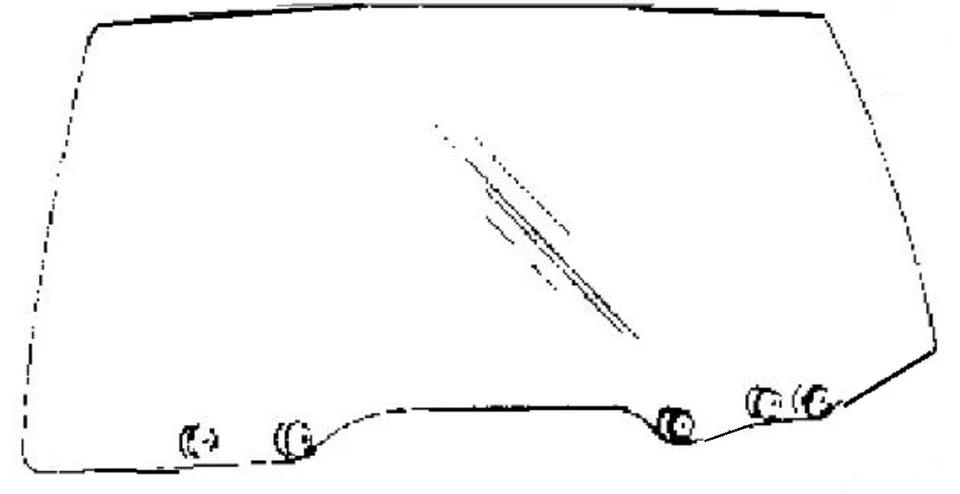 Se adapta a Pontiac Parisienne 1977-1986 4 puertas camioneta ventana trasera de vidrio Foto 1 de 1