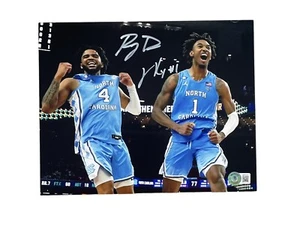 RJ Davis + Leaky Black Signed Photo 8x10 North Carolina TarHeels Auto Beckett  - Picture 1 of 1