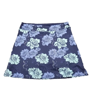 Tranquility by Colorado Clothing Floral Print Skort X-Small Size Blue Skirt - Picture 1 of 7