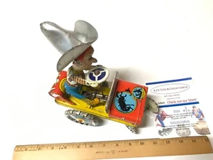 Vintage Unique Art Git Along Lil Doggie Rodeo Joe Wind Up In Nice Shape Works - Picture 1 of 9