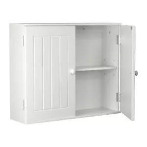 Wandschrank Hängeschrank Badschrank mit 2 Türen Schrank Badmöbel Wohnzimmer DE - Bild 1 von 23
