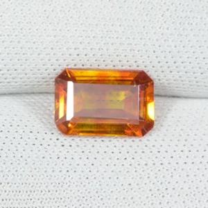 1,54 ct ESFALERITA NATURAL BRILLANTE AMARILLO-NARANJA MULTI BRILLANTE Ver Vdo 6C - Imagen 1 de 2