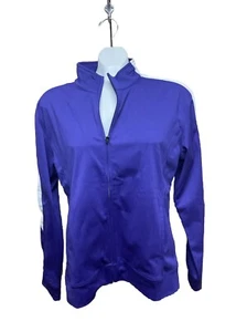Ladies Large Purple With White Detail Warm Up Jacket Augusta OL109 - Picture 1 of 5