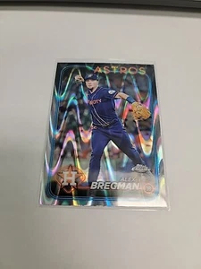 2024 Topps Chrome - RayWave Refractor #53 Alex Bregman - Picture 1 of 2