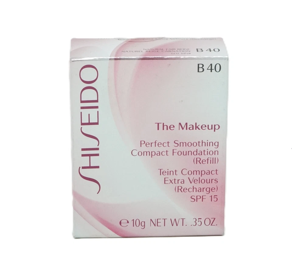 Shiseido The Makeup Perfect Smoothing Compact Foundation 10g  Refill B40 Natural - Bild 1 von 1