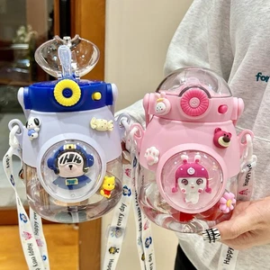34oz Large Kids Water Bottle with Strap - Picture 1 of 10