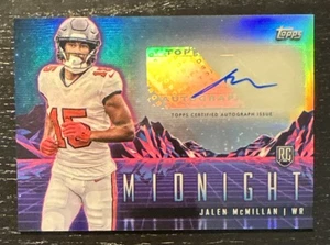 2024 Topps Midnight Football Jalen McMillan Auto Rookie Buccaneers 💎💎💎 - Picture 1 of 2