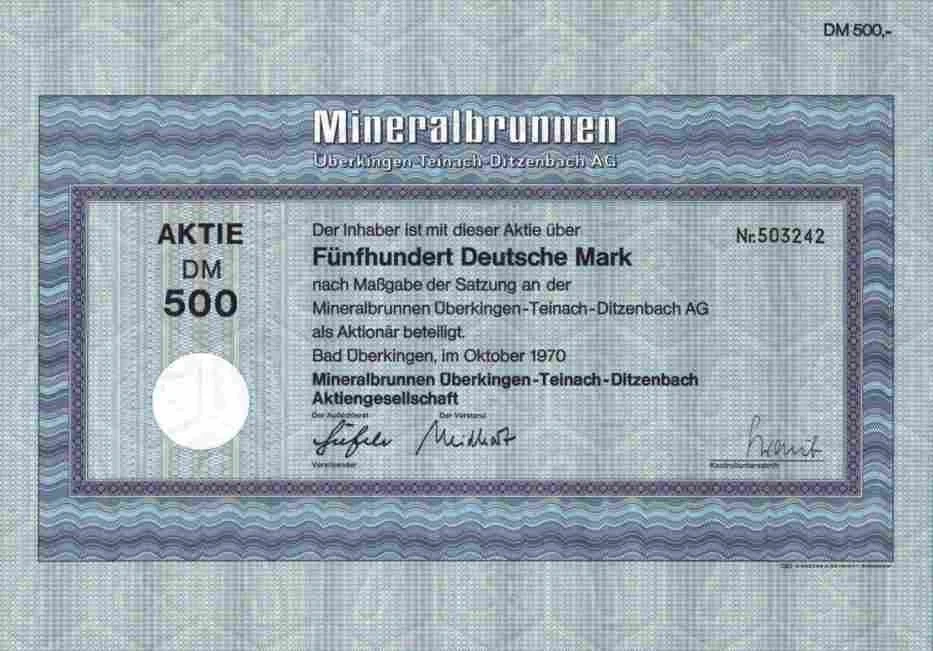 Fuente mineral Überkingen Teinach 1970 Bad Ditzenbach Imnau Bluna afri cola 500 Foto 1 de 1