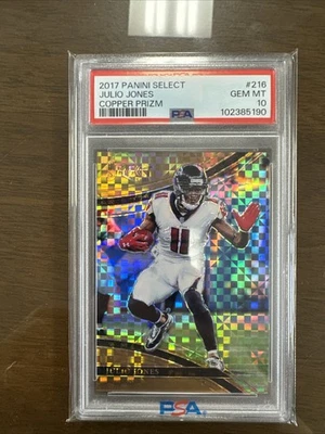 Select Prizm Copper #216 Julio Jones 2017/75 PSA 10 GEM MT Falcons 🔥 Foto 1 de 4