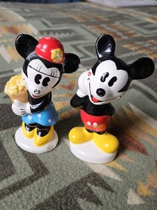 Vintage Mickey Mouse & Minnie Salz & Pfefferstreuer Set Disney Sammlerstück - Bild 1 von 11