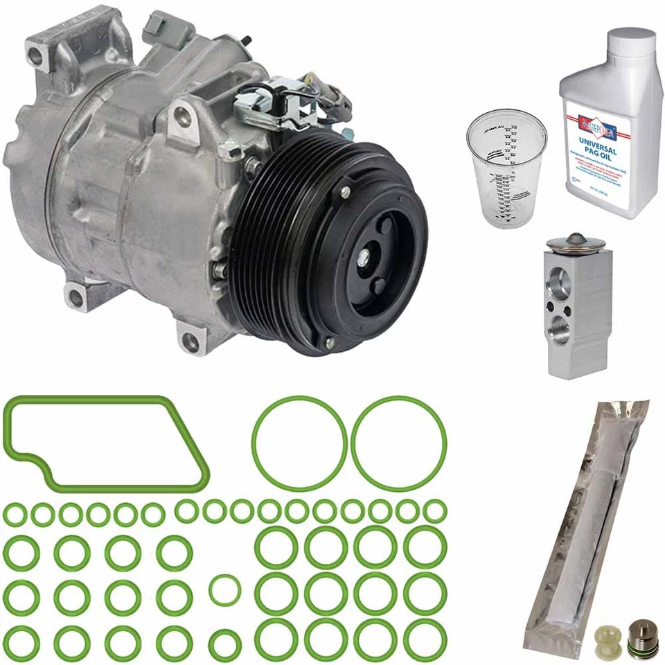For Toyota Avalon Camry Omega AC Compressor w/ A/C Repair Kit - Image 1 of 2