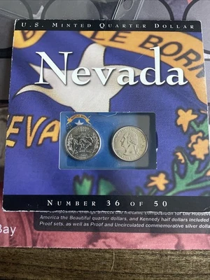 U.S. Mint Quarter Dollar Nevada # 36 -Of 50 - Image 1 of 3