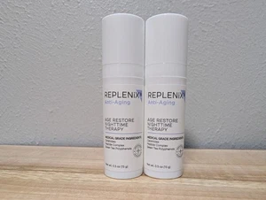 New Lot of 2 REPLENIX Age Restore Nighttime Therapy Mini Size .5oz/15g Each NWOB - Picture 1 of 3