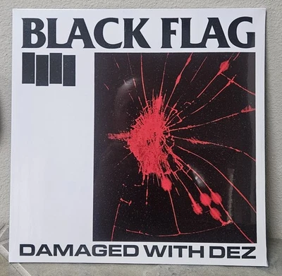 BLACK FLAG - "DAMAGED WITH DEZ" VINYL LP (Dead Kennedys Fear Minor Threat GBH) - Image 1 of 2