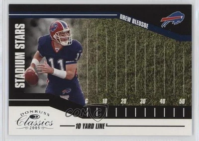 2005 Donruss Classics Stadium Stars 10 Yard Line /500 Drew Bledsoe #SS-4 - Image 1 of 2