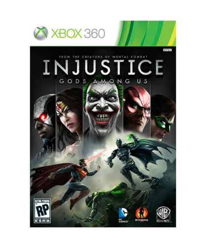 Microsoft X Box 360, “Injustice Gods Among Us”, NEW/SEALED, online enabled  in 2023