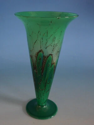 WMF Ikora Glas Vase Blumenvase Tischvase grün selten 27 cm  (F023-076) - Bild 1 von 4