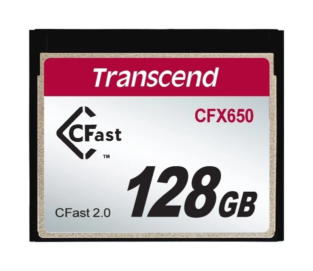 128GB Transcend CFast 2.0 CFX650 Memory Card - Image 1 of 2