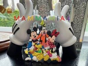 Disneyland Paris exklusiver Mickey & Friends Charakter Cartoon Attraktionen Magnet - Bild 1 von 3