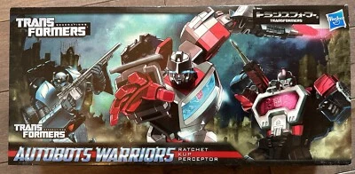 Takara Tomy Mall Transformer AUTOBOT WARRIORS / Generation Kup+Perceptor+Ratchet - Image 1 of 3