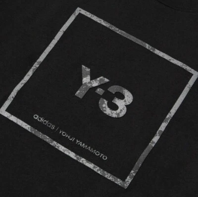 Y-3 Yohji Yamamoto Black Logo T-shirt, Size Large, NWOT - Image 1 of 4
