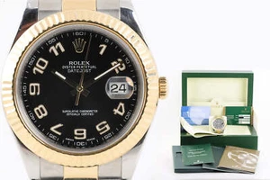 Rolex Datejust II 116333 Stainless Steel & 18K Gold 41mm Watch 2012 Box & Papers - Picture 1 of 9