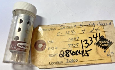 HYGRODYNAMICS 1209 CLASS B HUMIDITY SENSOR 5-15 %, +/- 2%- NEW OLD STOCK - Image 1 of 4