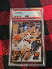 1996 Hoops Steve Nash Rookie Card PSA 7 NM