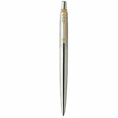 Parker Jotter Stainless Steel Gold Trim Ballpoint Pen