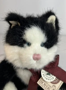 Boyds Bears JB Bear SLY ALLEYRUCKUS Smoking Katze schwarz & weiß mit Etikett - Bild 1 von 16