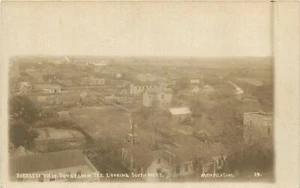c1910 Yorktown Texas Vogelperspektive Dewitt County RPPC Postkarte 25-5438 - Bild 1 von 2