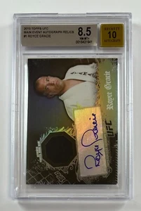 2010 Topps UFC #1 Royce Gracie BGS 8.5 NM-MT+ 10 Auto GC28- - Picture 1 of 2